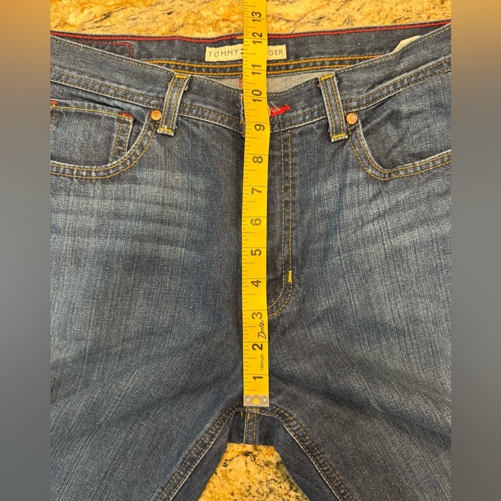 Tommy Hilfiger Jeans Straight Leg Mid Rise 100% Cotton Denim Women's Size 8R - Picture 9 of 10